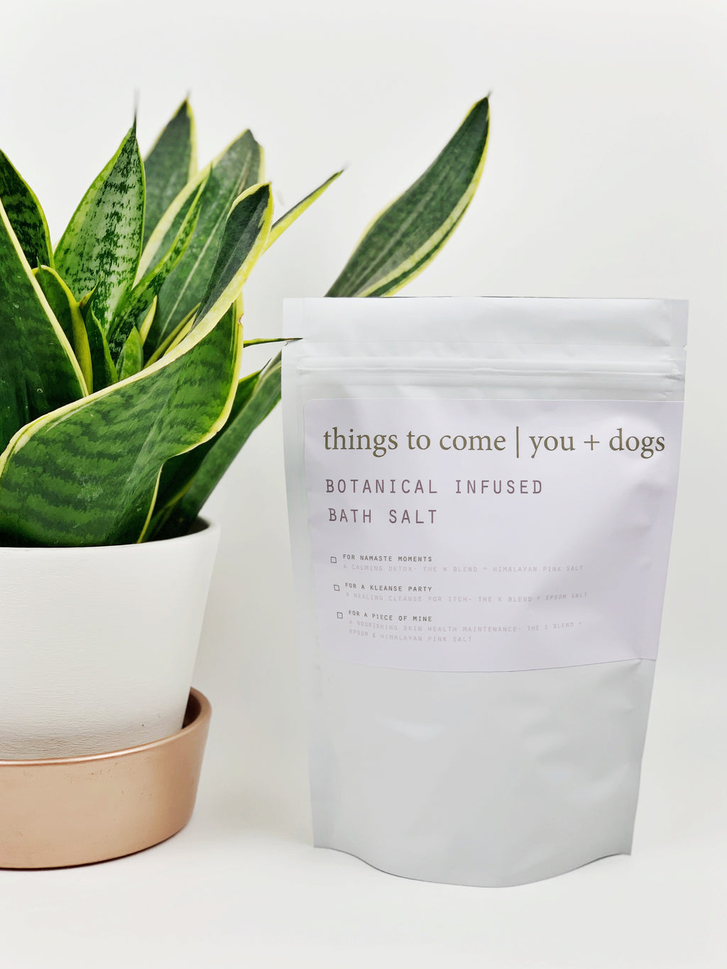 Botanical Infused Bath Salt For A Kleanse Party