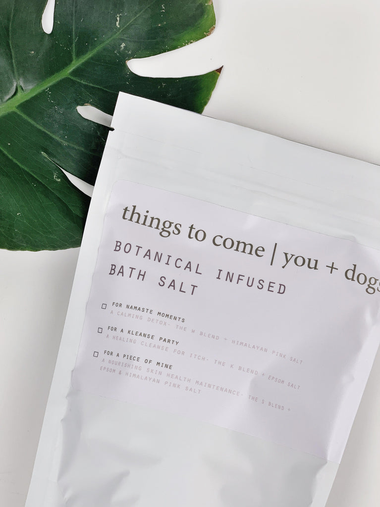 Botanical Infused Bath Salt For A Piece of Mine