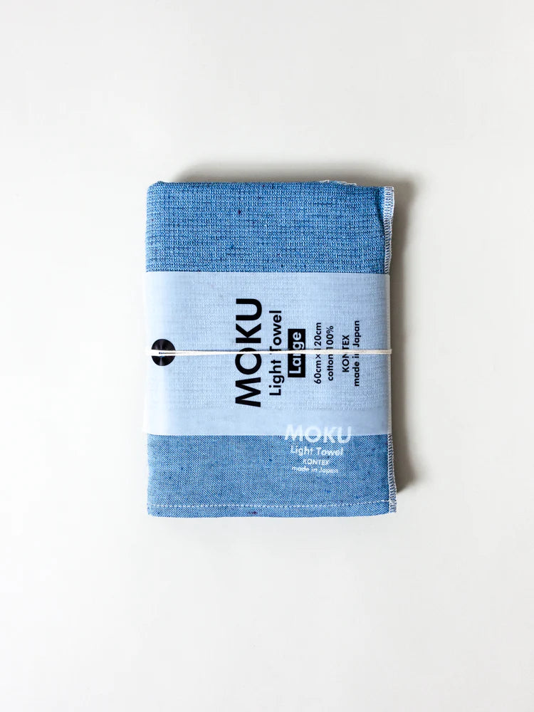 Pre-Order: Moku Light Towel (Large), Azure