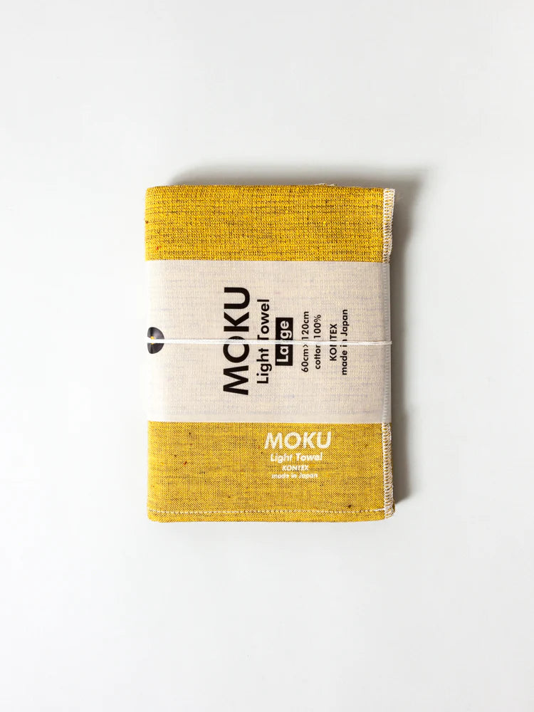 Pre-Order: Moku Light Towel (Large), Mustard